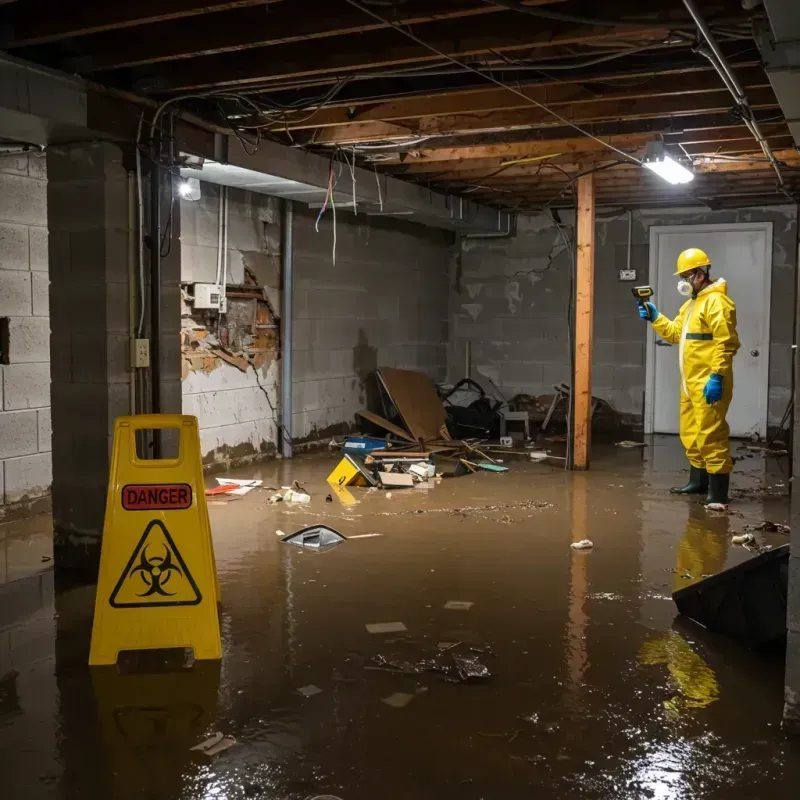 Flooded Basement Electrical Hazard in Keya Paha County, NE Property